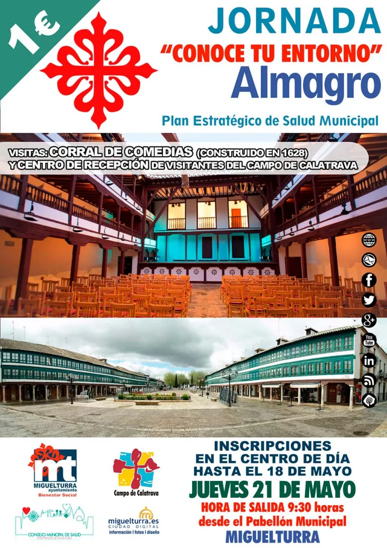 agenda imagen Conoce tu Entorno, Almagro mayo 2015