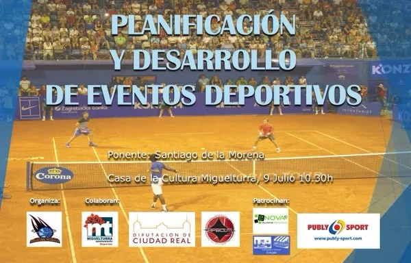 agenda imagen cartel ponencia organización eventos deportivos, julio 2016
