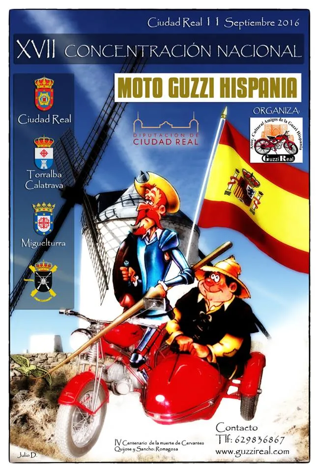 evento imagen del cartel concentración de Motos Guzzi, Ferias y Fiestas Miguelturra 2016