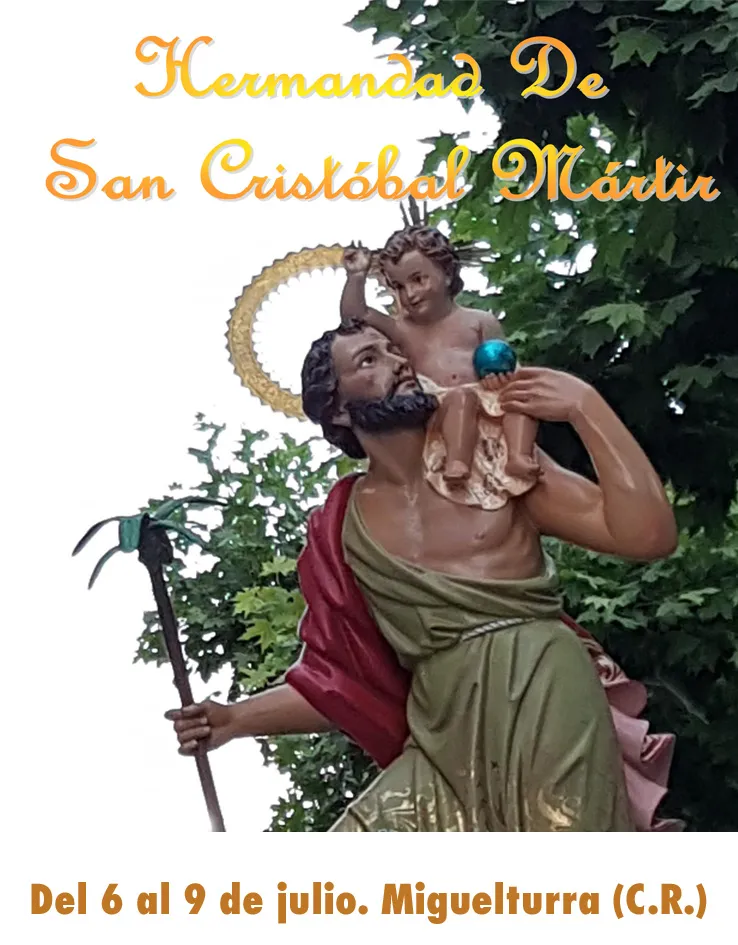 imagen del programa de San Cristóbal Miguelturra 2017