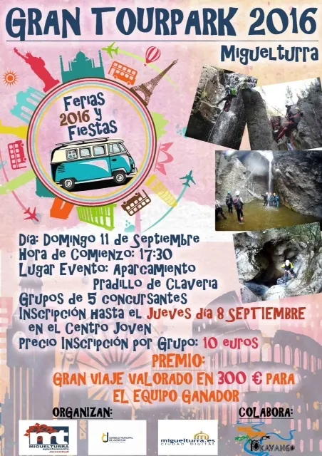 evento imagen del cartel del Grand Tour Park Ferias y Fiestas Miguelturra 2016