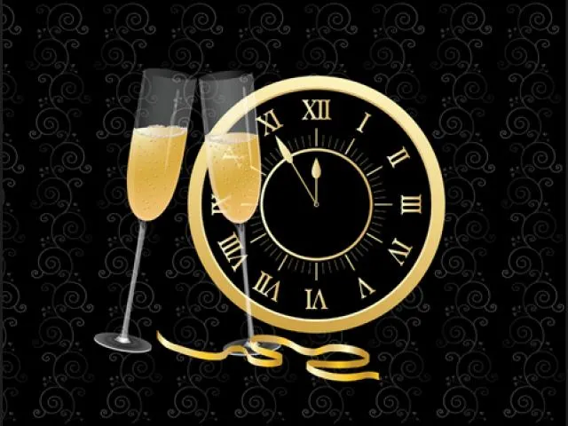 agenda imagen de las Campanadas que anuncian el nuevo año