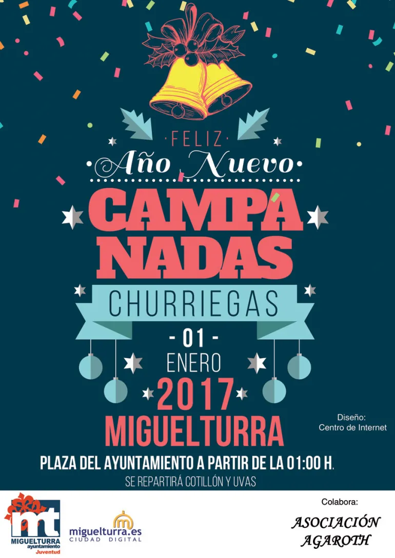 evento imagen del cartel de las Campanadas Churriegas 2017