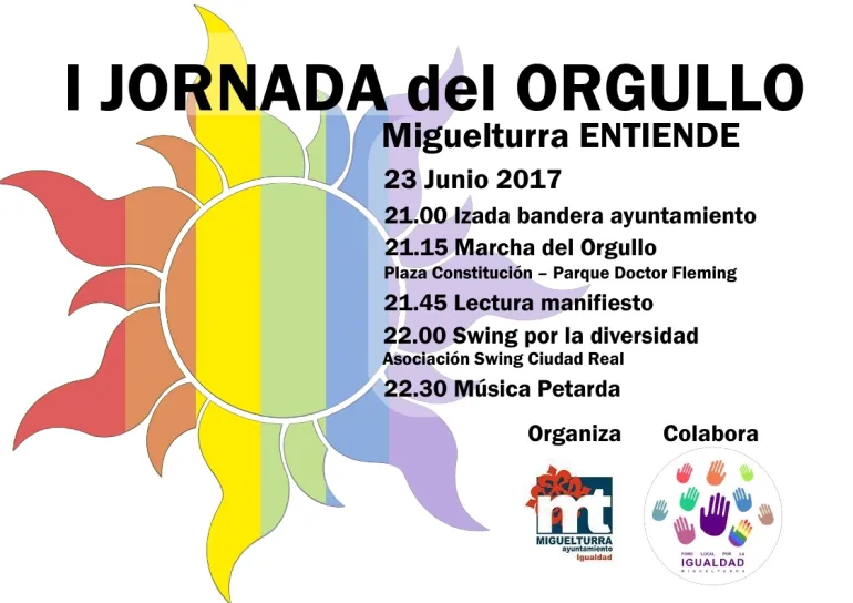 evento imagen del cartel del Orgullo 2017 en Miguelturra