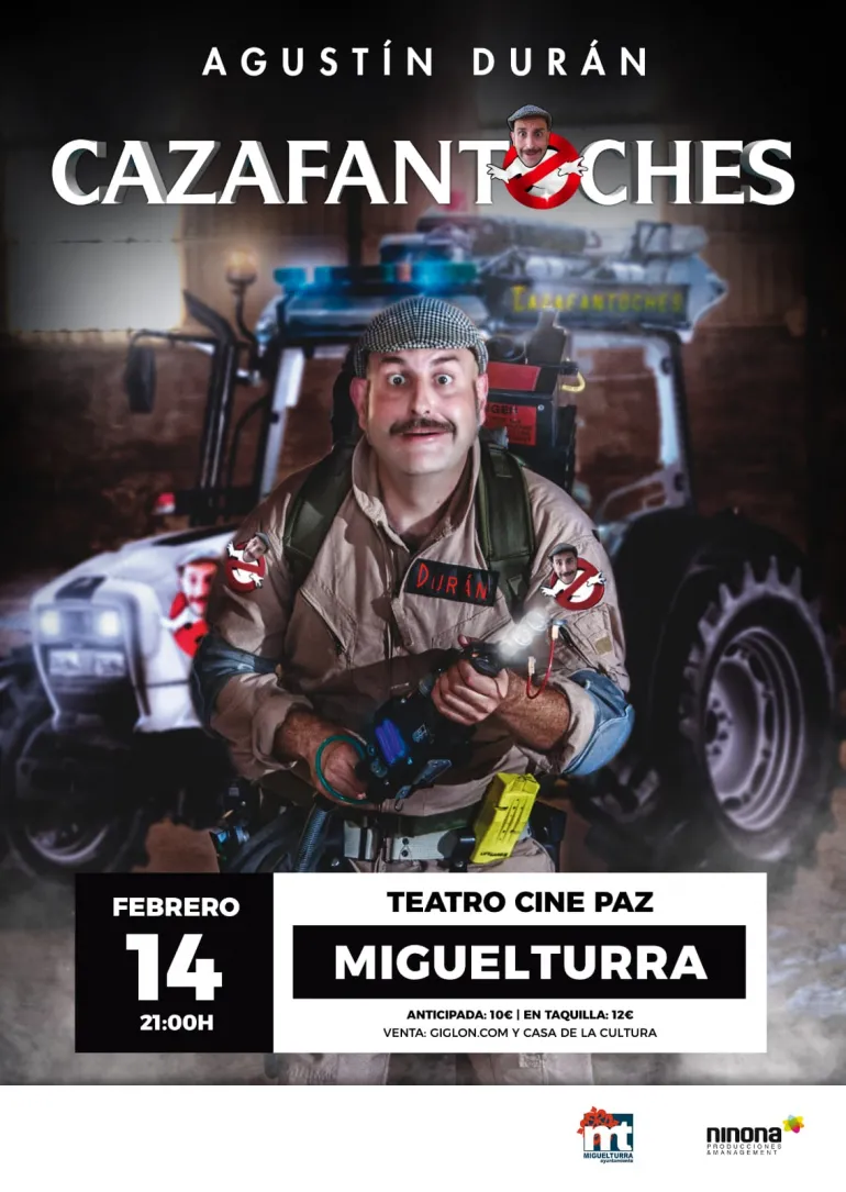 evento imagen cartel de Cazafantoches en Miguelturra, febrero 2020