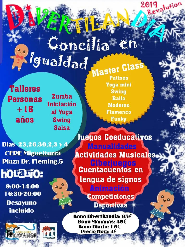 evento imagen cartel Divertilandia 2019 en Navidad, Miguelturra