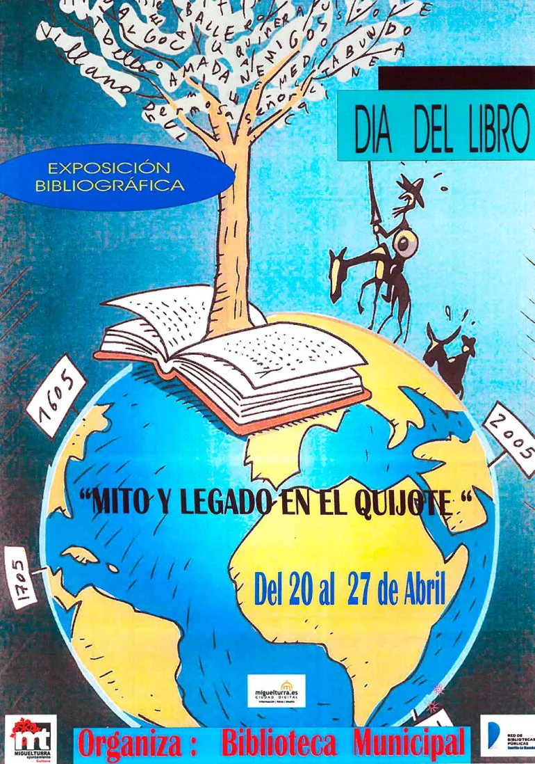 agenda imagen del cartel exposición Mito y Legado en el Quijote