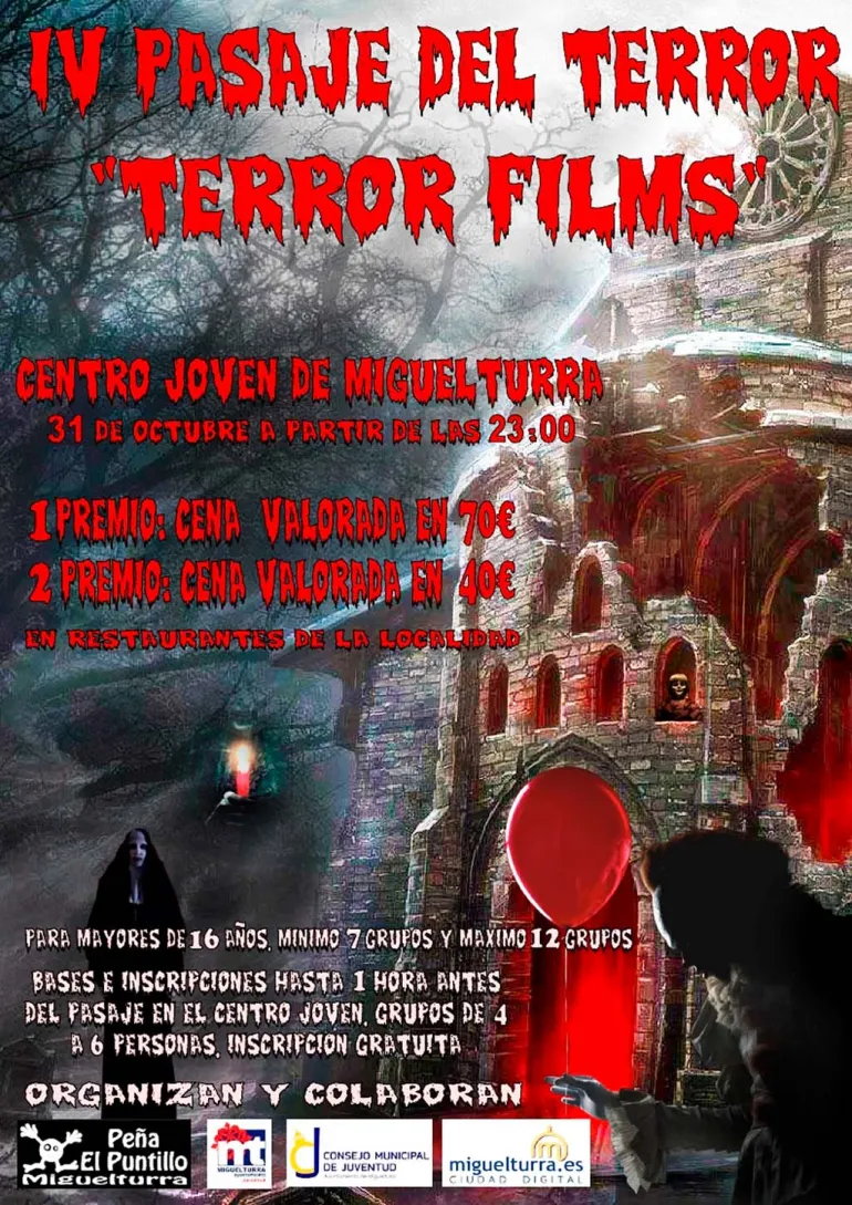 evento imagen del cartel del Pasaje del Terror 2017