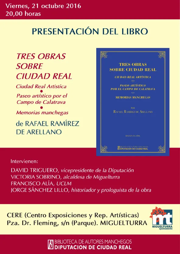 evento imagen cartel presentación libro de la BAM, octubre 2016