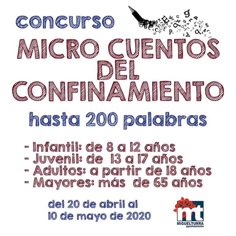 evento imagen concurso micro cuentos abril 2020 Miguelturra