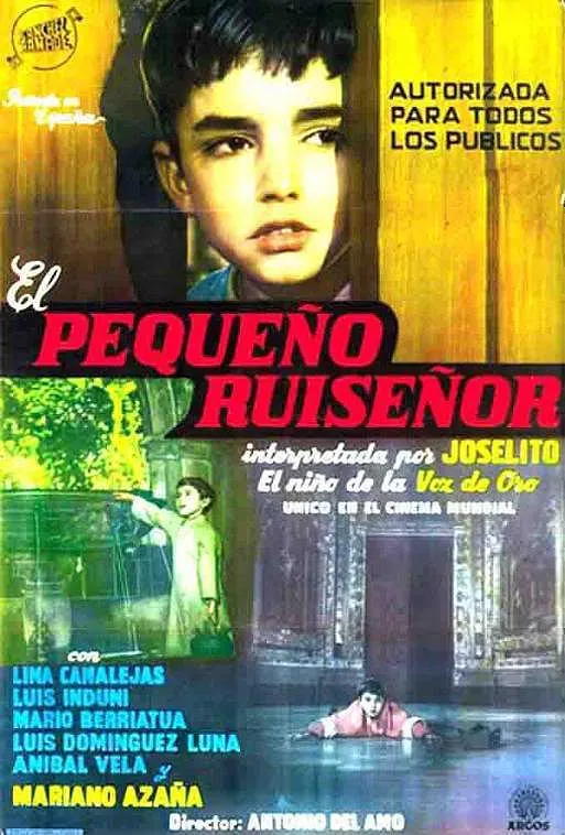 evento imagen cartel película El Pequeño Ruiseñor, de Joselito