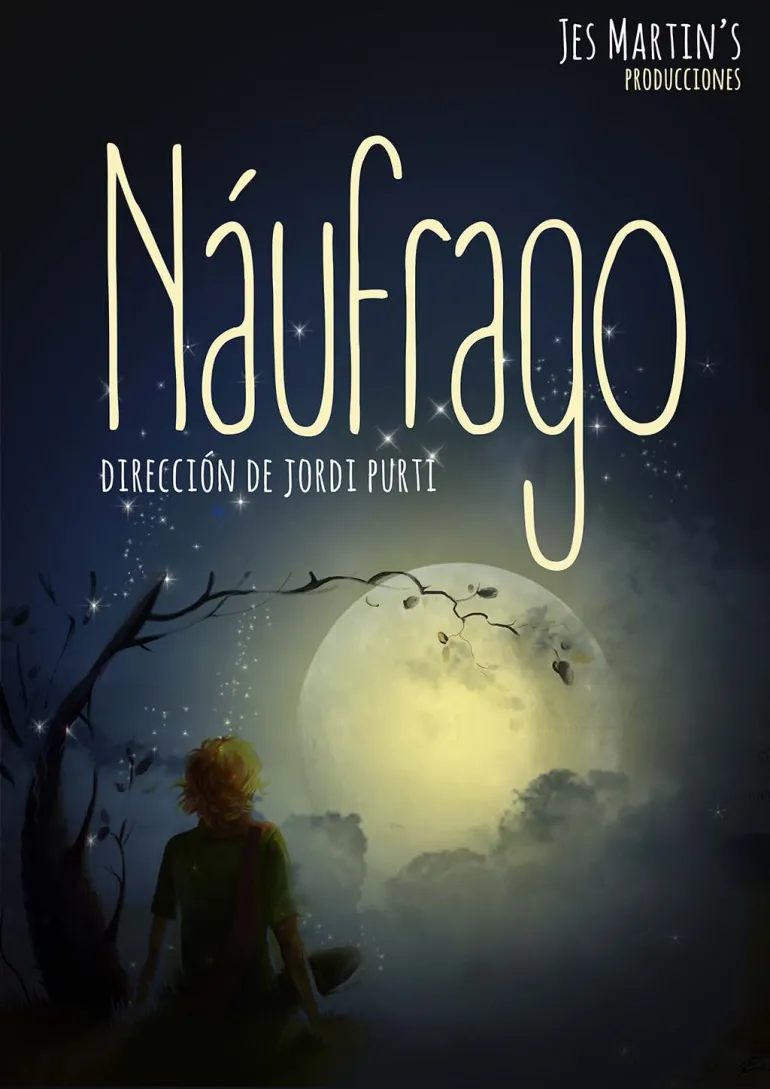 agenda imagen del cartel de la obra teatral de humor Náufrago