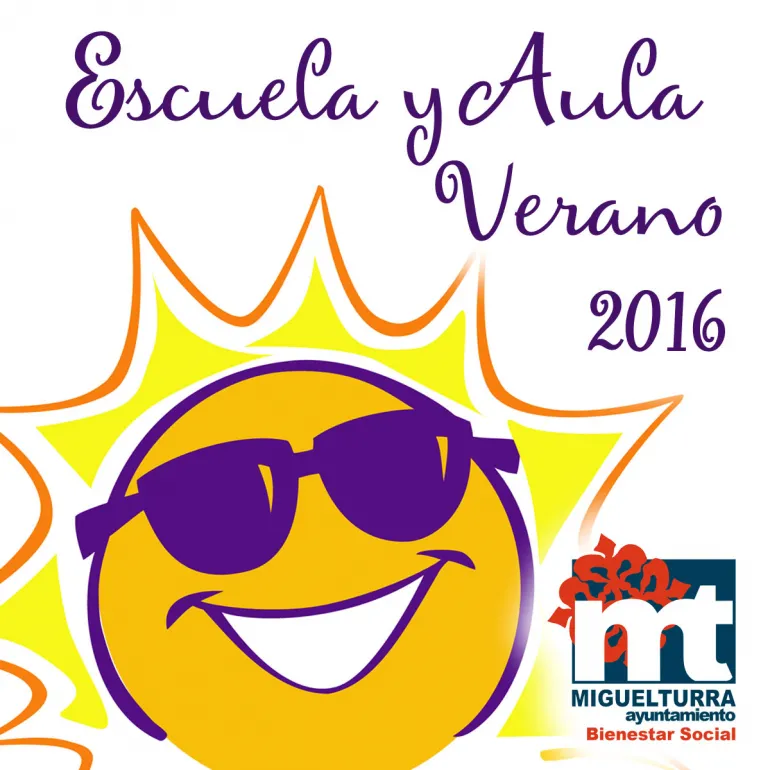 agenda imagen alusiva a la Escuela y Aula de Verano de Miguelturra 2016