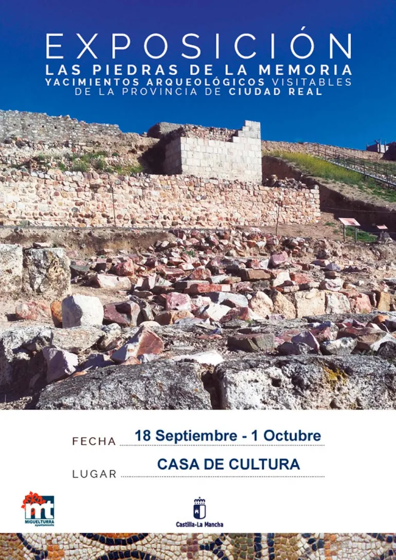 evento imagen del cartel de la exposición Las Piedras de la Memoria, septiembre 2017
