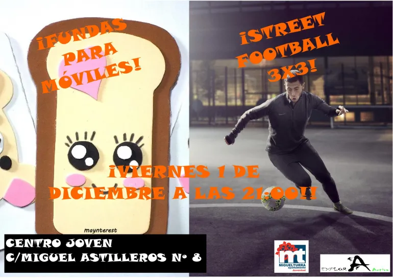 evento imagen de las actividades del viernes en el Centro Joven, 1 de diciembre 2017