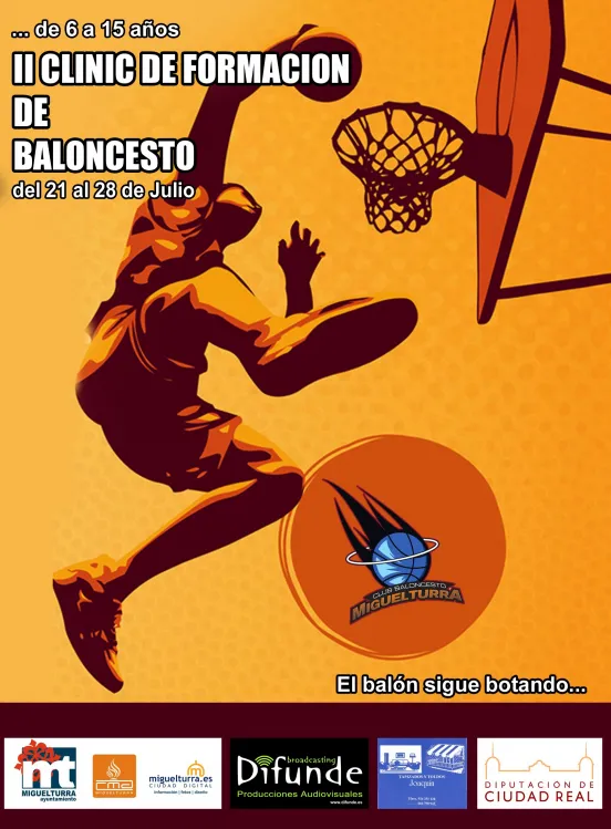 evento imagen del cartel del Clinic de Baloncesto de Miguelturra 2017
