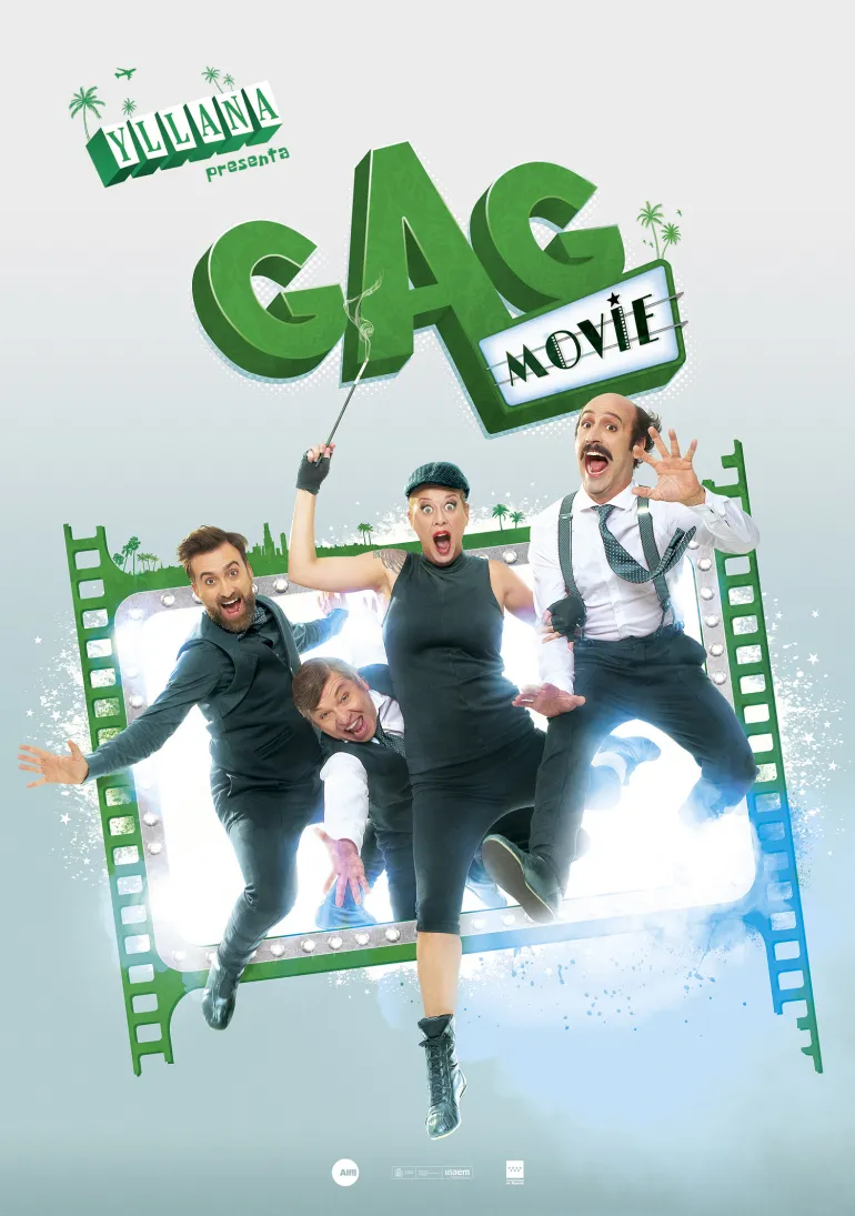 evento imagen cartel Gag Movie, cía Yllana, octubre 2019  Miguelturra