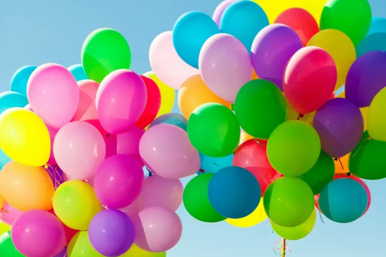 evento imagen de globos de colores