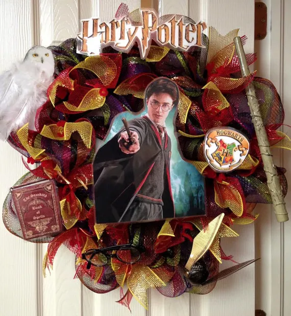 evento, imagen de guirnalda con motivos de Harry Potter