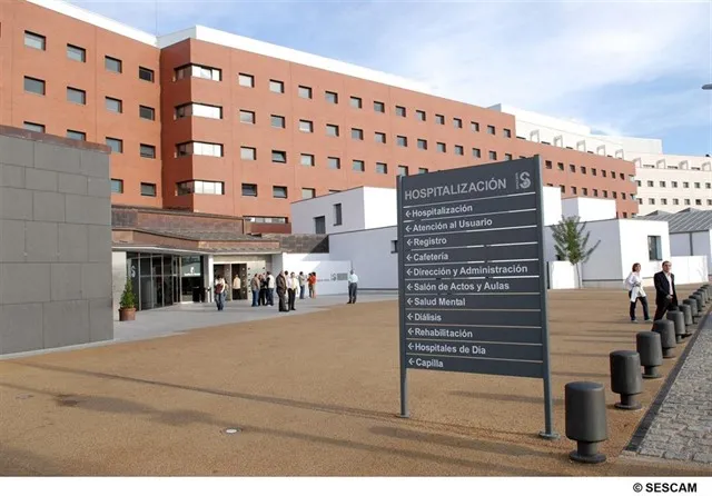 evento imagen de una de las entradas al Hospital General Universitario de Ciudad Real, fuente imagen SESCAM