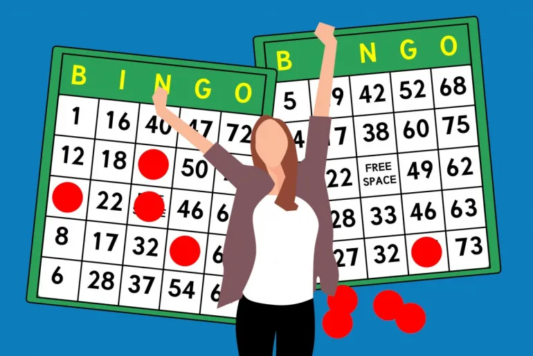 evento alusivo al juego del bingo