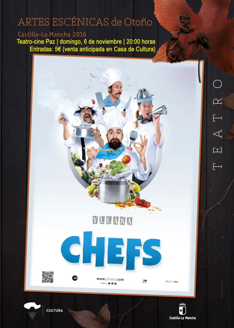 evento carte de la obra de teatro Chefs, cía Yllana, noviembre 2016