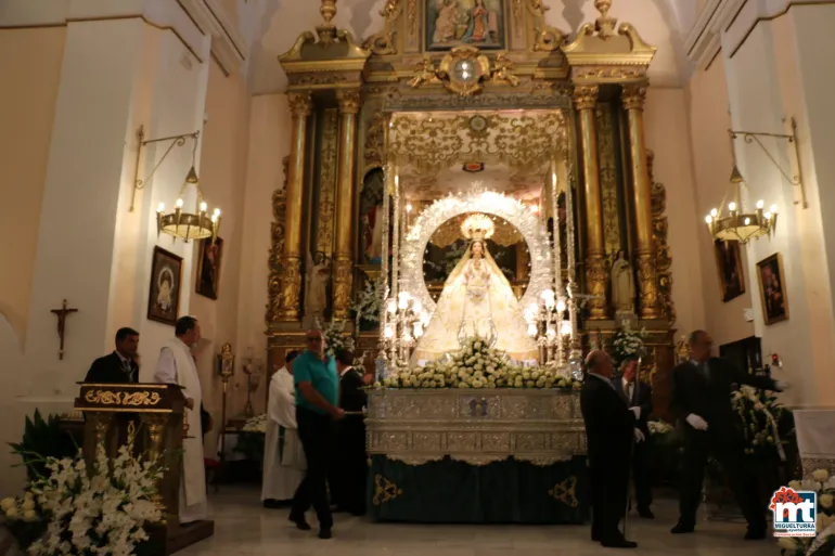 evento imagen de archivo del paso de la Virgen de la Estrella de Miguelturra, patrona de la localidad