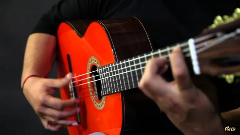 agenda imagen de persona tocando la guitarra flamenca