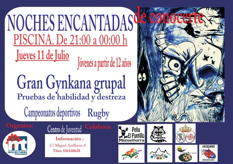 evento imagen del cartel de las Noches Encantadas de Conocerte del 11 de julio de 2019