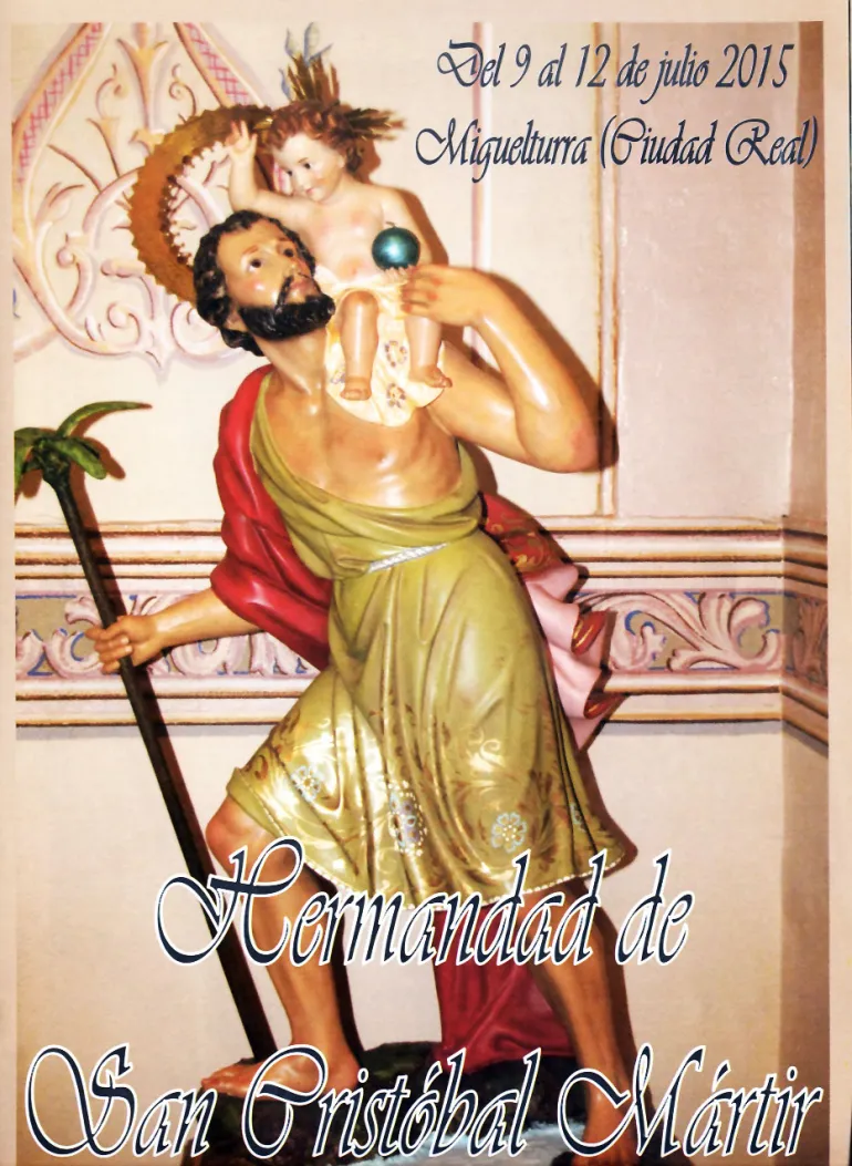 evento, imagen portada programa de San Cristóbal 2015 Miguelturra