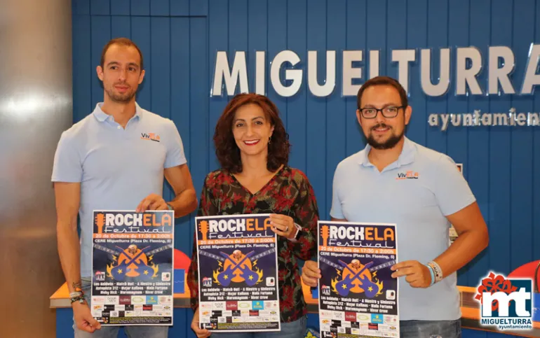 evento imagen de la presentación del RockEla 2018 en Miguelturra