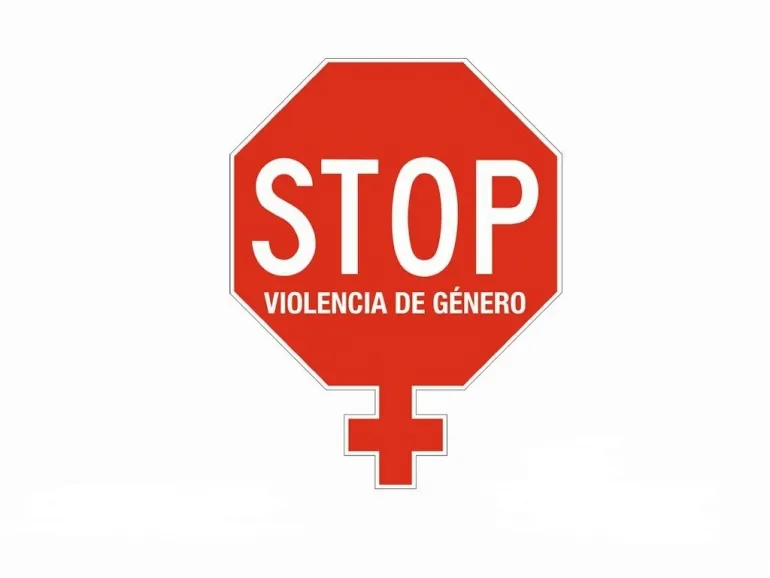 evento imagen de stop contra la violencia de género