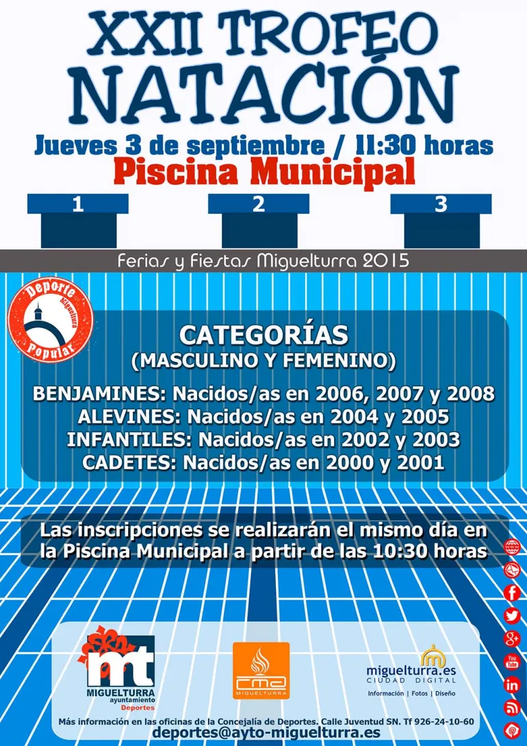 evento imagen del cartel Trofeo Natación Ferias y Fiestas 2015