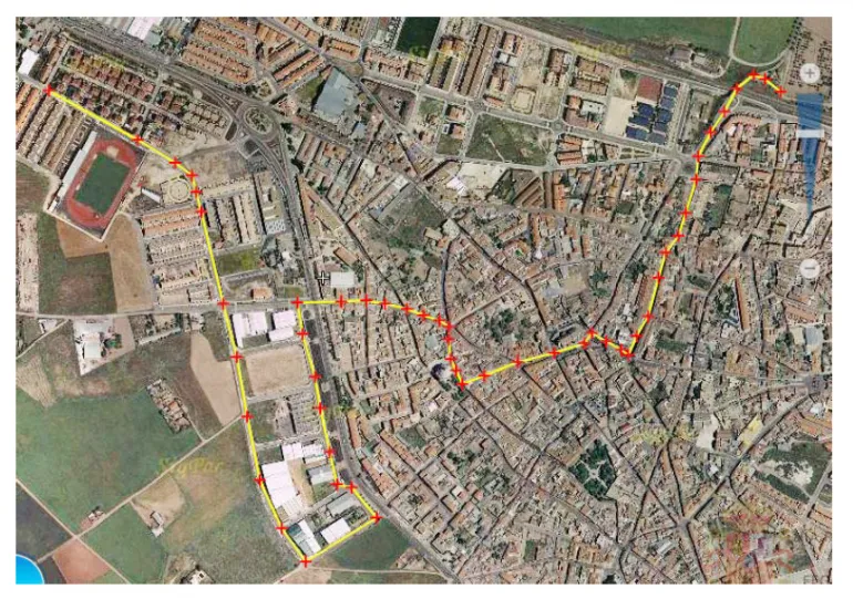imagen plano de la Media Maratón Rural 2011
