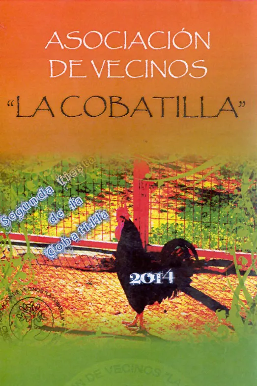 imagen folleto fiesta Asociación La Cobatilla 2014
