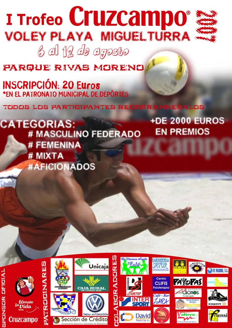 Torneo Voley Playa Cruzcampo en Miguelturra