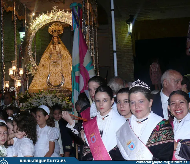 imagen de archivo de la procesión de la Virgen de la Estrella