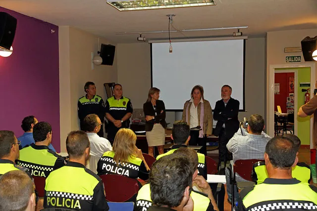 imagen inauguración curso policial, octubre 2010