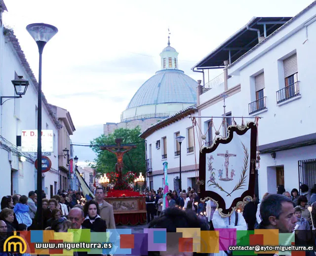 imagen de la Procesión del Cristo, mayo 2010