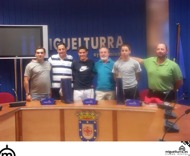 Román Rivero recibió a los petanquistas, agosto 06