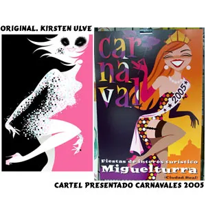 original y copia carteles carnavales 2005