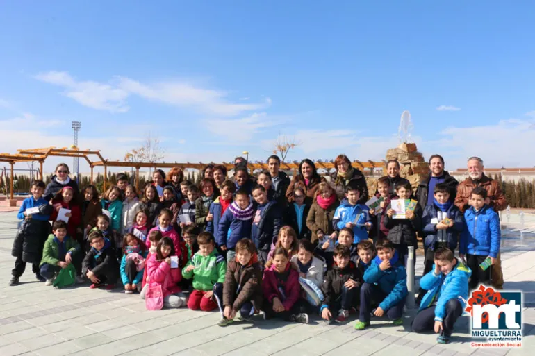 imagen visita al Parque Quijote, febrero de 2015
