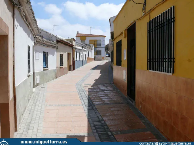 imagen de la renovada Calle Cuevas de Miguelturra