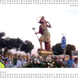 imagen de procesión de San Cristobal