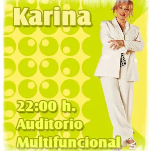 Karina recordará viejos tiempos en las Ferias 2005