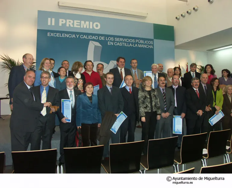 Reponsables municipales y de la web en los Premios