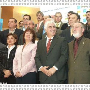 Firma convenios en Ciudad Real, 2005-11-14