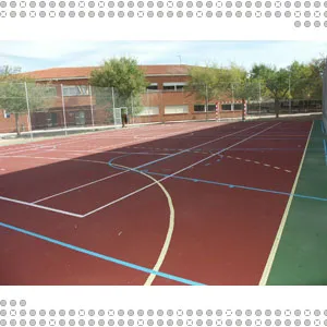Nueva pista en el colegio Stmo. Cristo, nov 2005