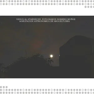 Venus al atardecer, noviembre 2005