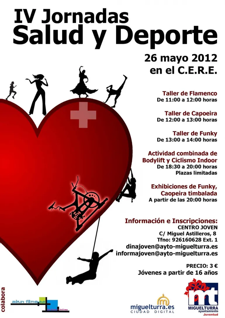 imagen cartel jornadas salud y deporte 2012